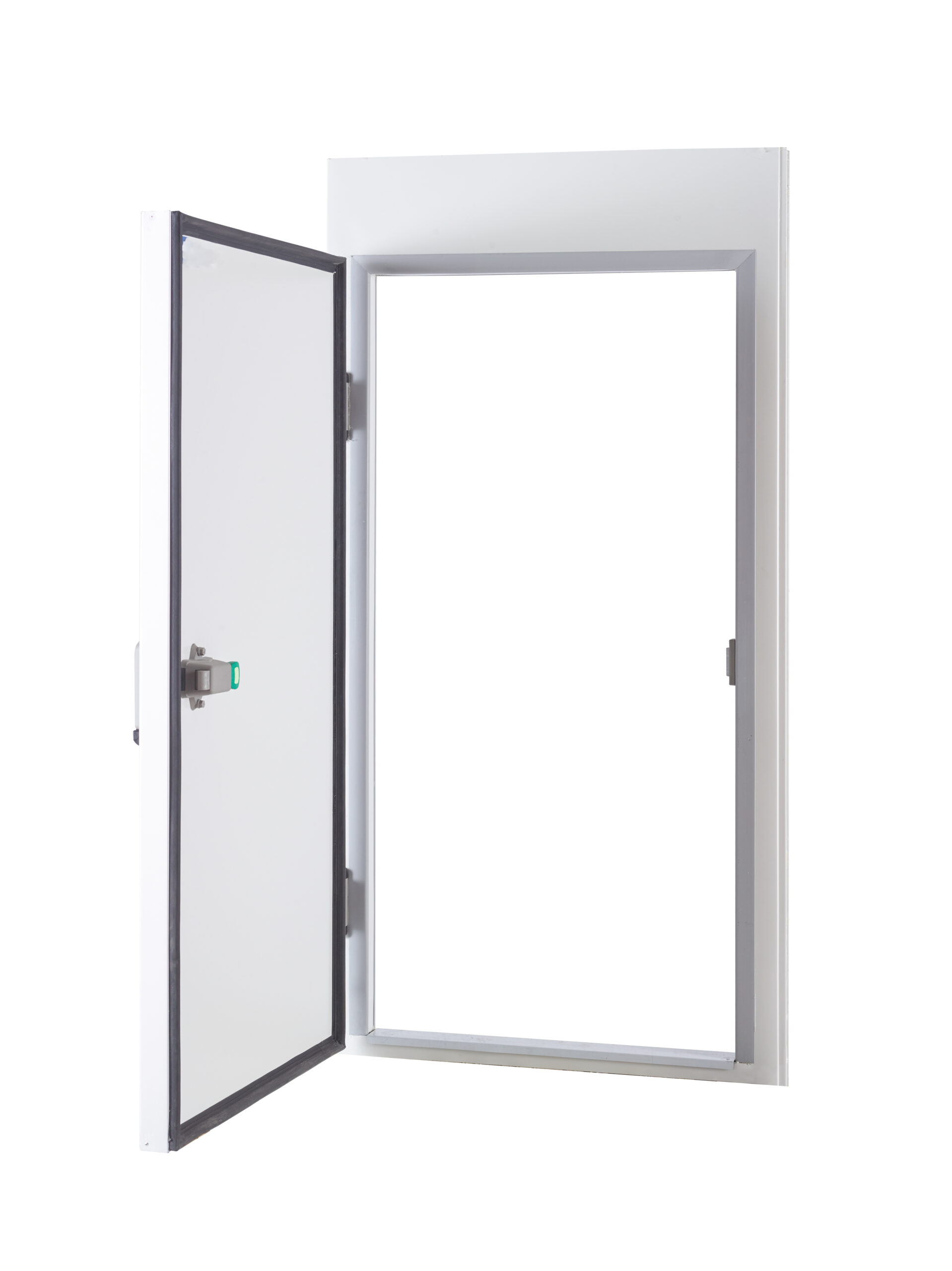 PVC frame hinged door